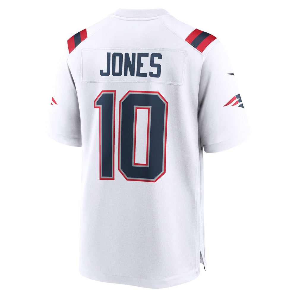 Men's New England Patriots Mac Jones Player Game Jersey White